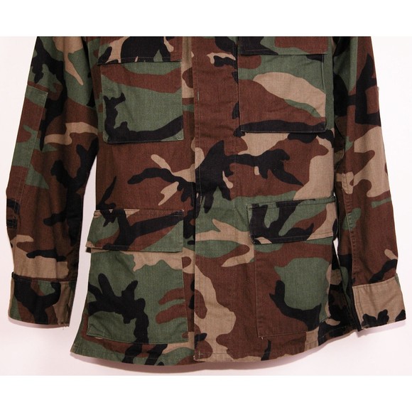 US Military Issue 99 Mens Camo Jacket Shirt Combat Woodland Camouflage Small Reg - Picture 4 of 9